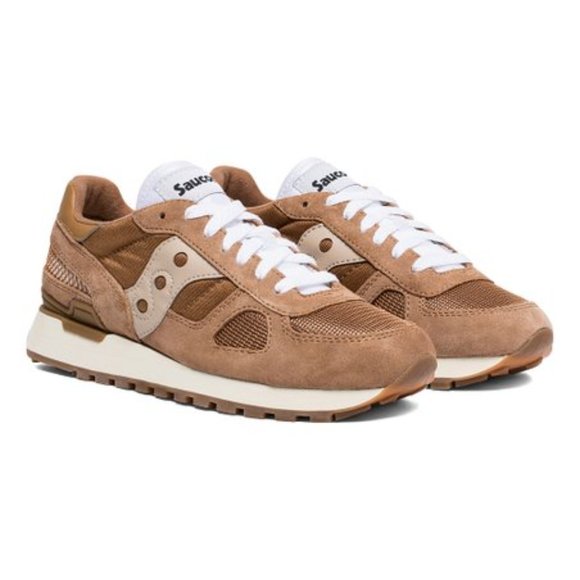 Saucony Shadow Original Vintage Brown Tan Sneakers Running Walking Shoes 7 - Picture 7 of 7